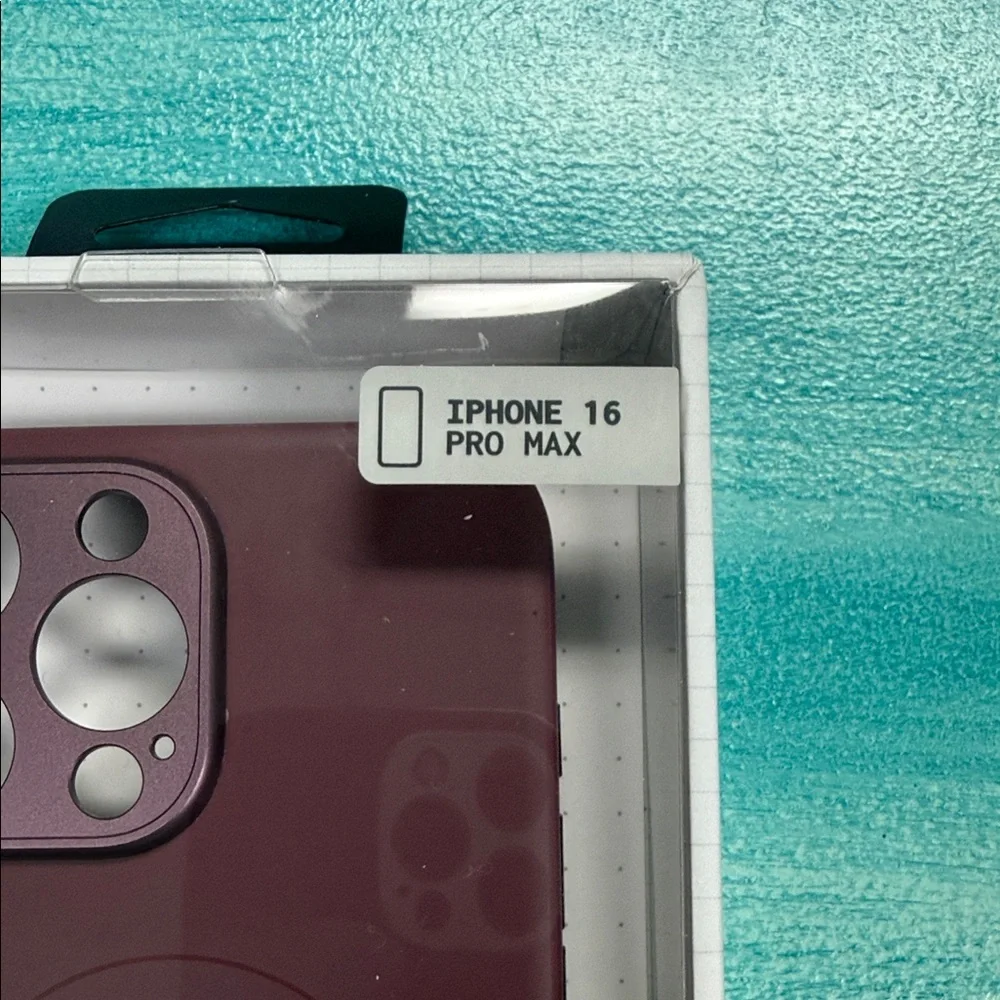 Snap Burgundy Case for iPhone 16 Pro Max